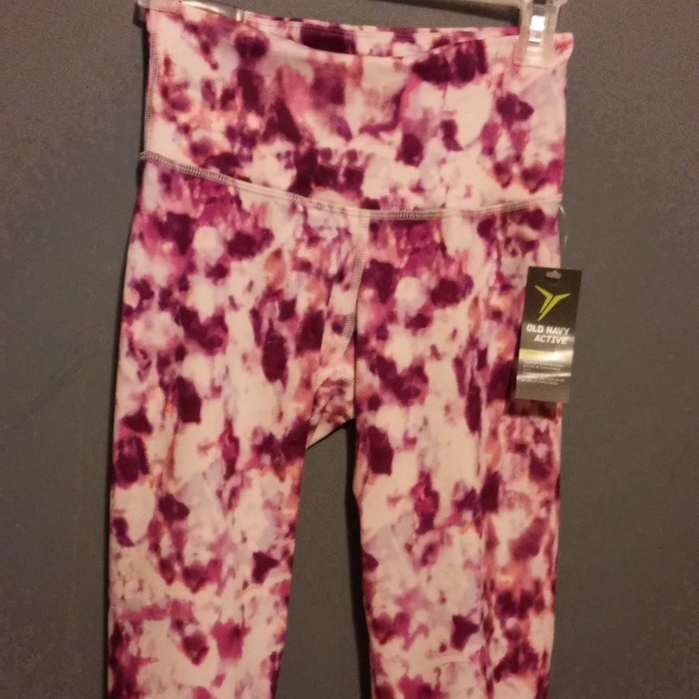 Old Navy active go dry leggings tye dye
